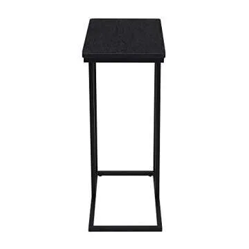 Stylish Household Essentials Industrial End Table with Metal Frame
