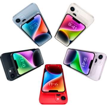 Apple iPhone 14, 256GB Blue - Unlocked Renewed Performance