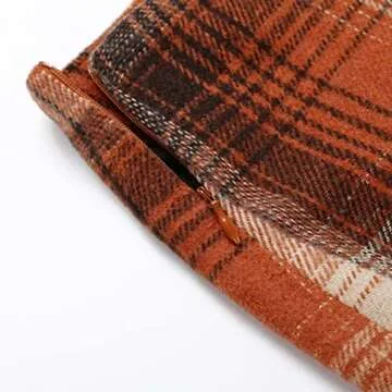 Kinghua Women Plaid Skirt - Stylish & Warm for Fall