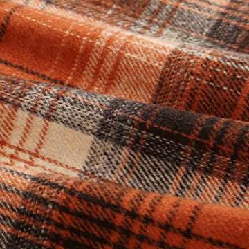 Kinghua Women Plaid Skirt - Stylish & Warm for Fall