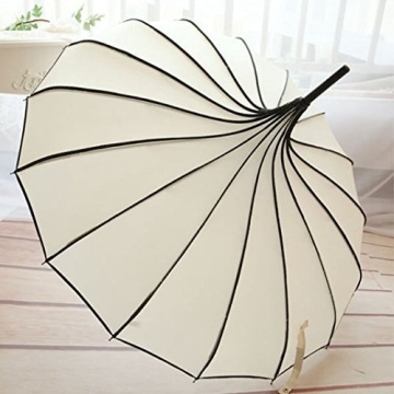 VIVI SKY Pagoda Peak Old-Fashioned Umbrella Parasol