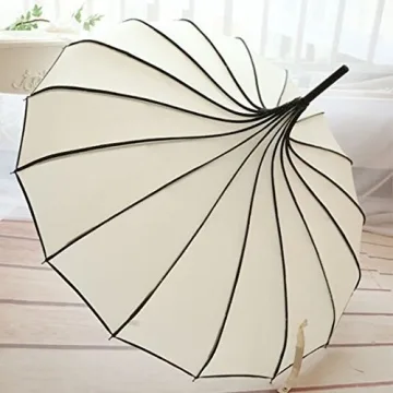 VIVI SKY Pagoda Peak Old-Fashioned Umbrella Parasol