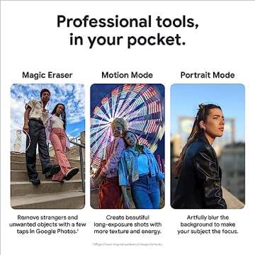 Google Pixel 6 5G, Unlocked - 128GB, Stormy Black, Renewed