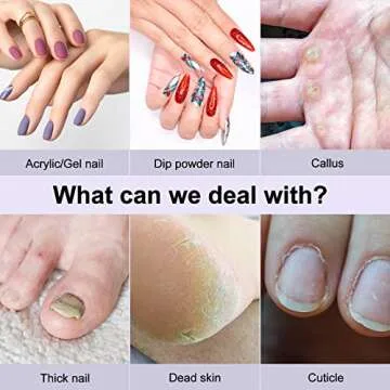 COSLUS Cordless Nail Drill Electric File for Easy Nail Care