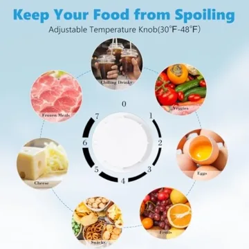 Electactic Mini Fridge - Compact, Quiet, Energy Efficient