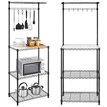 SONGMICS Adjustable Baker’s Rack: Modern Kitchen Storage