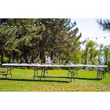 Go-Trio 6 Foot Folding Table for Indoor and Outdoor use