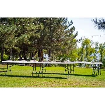 Go-Trio 6 Foot Folding Table for Indoor and Outdoor use