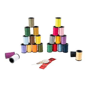 SINGER 24 Assorted Mini Spools Sewing Thread Set