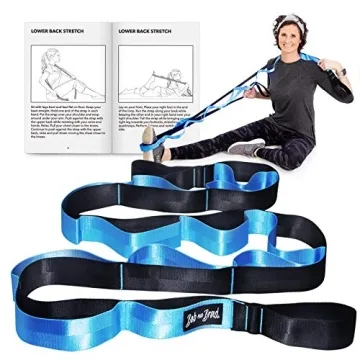 BOB AND BRAD 12 Loop Yoga Stretch Strap for Flexibility