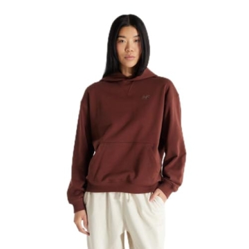 New Balance Women's Athletics French Terry Hoodie - Cozy Oversized Comfort