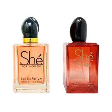 META-BOSEM She White&Rouge 2 Piece Set, Eau de Parfum Natural Spray for Women, Wonderful Gift, Ultra...