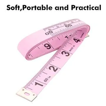 Durable 2PCS Measuring Tape Set for Crafting Design