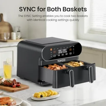 Topzee 11-QT Air Fryer - Versatile & Easy to Clean