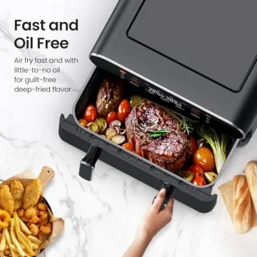 Topzee 11-QT Air Fryer - Versatile & Easy to Clean