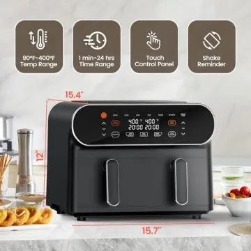 Topzee 11-QT Air Fryer - Versatile & Easy to Clean