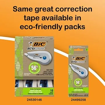 BIC Wite-Out Correction Tape, 39.3 Feet, 2-Count Pack