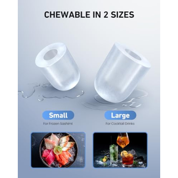 EASYERA Ice Maker: Quick 9 Cubes, Self-Cleaning Design