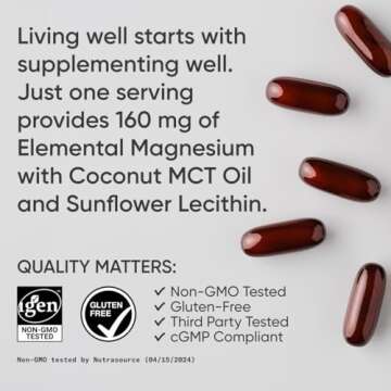 Sports Research Magnesium Glycinate for Calm Restful Sleep