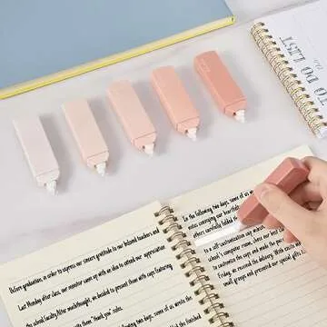 Temiary Correction Tape Set - Instant Correction, 6 Pcs