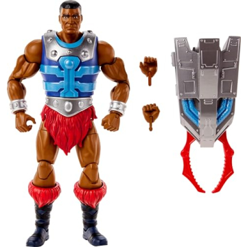 Masters of the Universe Masterverse Action Figure Clamp Champ, Collectible with 30 Articulations, Cl...