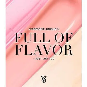 Victoria's Secret Lip Gloss Gift Set, Flavor Favorites, Flavored Lip Gloss Set for Women, Includes 5 assorted Lip Glosses