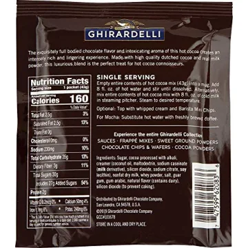 Ghirardelli Hot Cocoa Envelopes - Rich Chocolate Treats