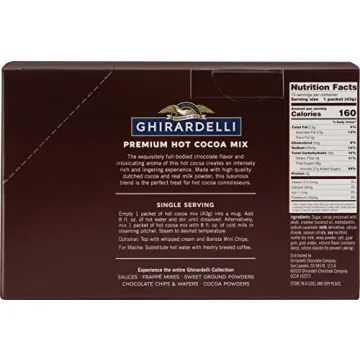Ghirardelli Hot Cocoa Envelopes - Rich Chocolate Treats