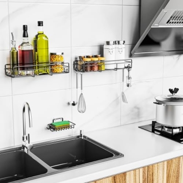 Moforoco Shower Shelf - Adjustable and Rustproof Organizer