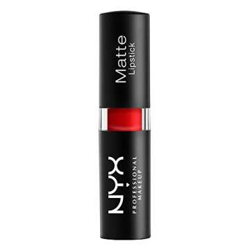 NYX PROFESSIONAL MAKEUP Matte Lipstick - Perfect Red (Bright Blue-Toned Red)