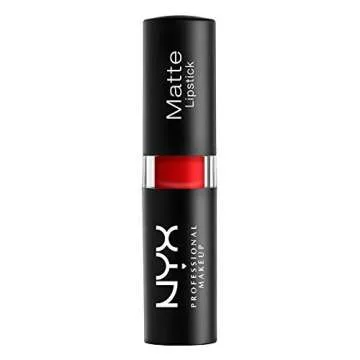 NYX PROFESSIONAL MAKEUP Matte Lipstick - Perfect Red (Bright Blue-Toned Red)