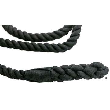 Ravenox Cotton Horse Lead Rope | (Black) | 5/8-inch x 8-feet Natural Twisted Cotton Rope, 1-inch Brass-Plated Swivel Snap | Handmade in The USA | Weather Resistant Lead Line for Equestrian, Livestock