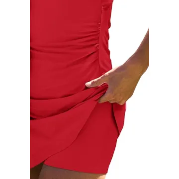 Stylish Nirovien Women’s Tennis Dress with Built-in Shorts