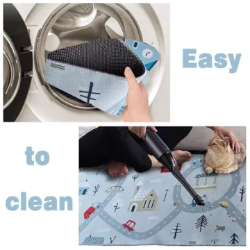 HOJOMACA Kids Car Rug for Creative Learning Fun