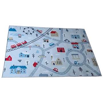 HOJOMACA Kids Car Rug for Creative Learning Fun