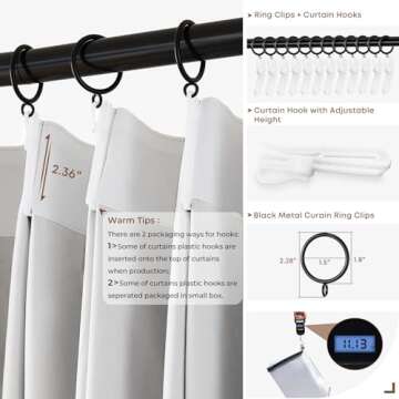 Shop Luxurious INOVADAY Blackout Curtains in Dark Flax