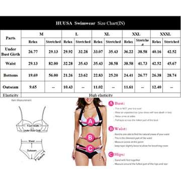 HUUSA Womens Tankini Swimsuits Two Piece Color Block Swimdress Bathing Suit Beach Wear Swimwear with Boyshorts