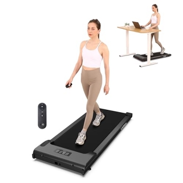 Lichico Walking Pad Under Desk Treadmill, Portable Small Treadmills for Home and Office, 2.5HP Super...