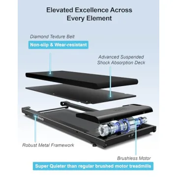 Compact Walking Pad Treadmill for Home and Office Use