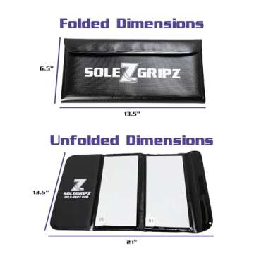 Solegripz Traction Pod, Portable Traction Mat for Sports Courts