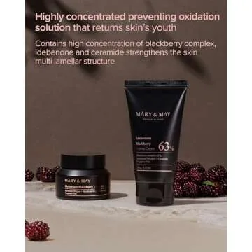 Idebenone Blackberry Intense Hydration Cream for Deep Moisture