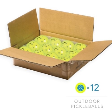 Franklin X-40 Pickleball Balls - Durable & High Visibility - 12 Pack