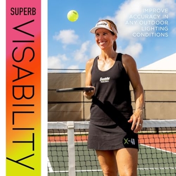 Franklin X-40 Pickleball Balls - Durable & High Visibility - 12 Pack