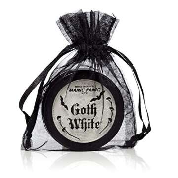MANIC PANIC Goth White Cream to Powder Foundation - Full Coverage, High-Pigment Color - Velvety Cons...