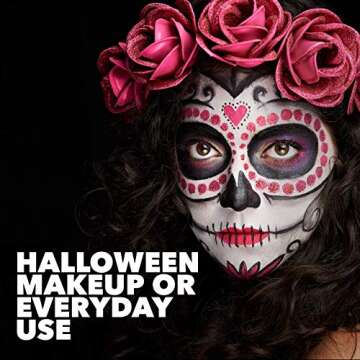 MANIC PANIC Goth White Cream to Powder Foundation - Full Coverage, High-Pigment Color - Velvety Consistency & Matte Finish - Vegan & Cruelty Free Halloween Makeup