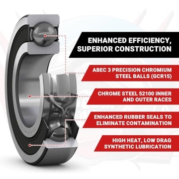 FastEddy Bearings Kit for Tamiya TT-01 Chassis Upgrade