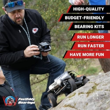 FastEddy Bearings Kit for Tamiya TT-01 Chassis Upgrade