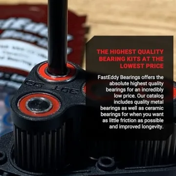 FastEddy Bearings Kit for Tamiya TT-01 Chassis Upgrade