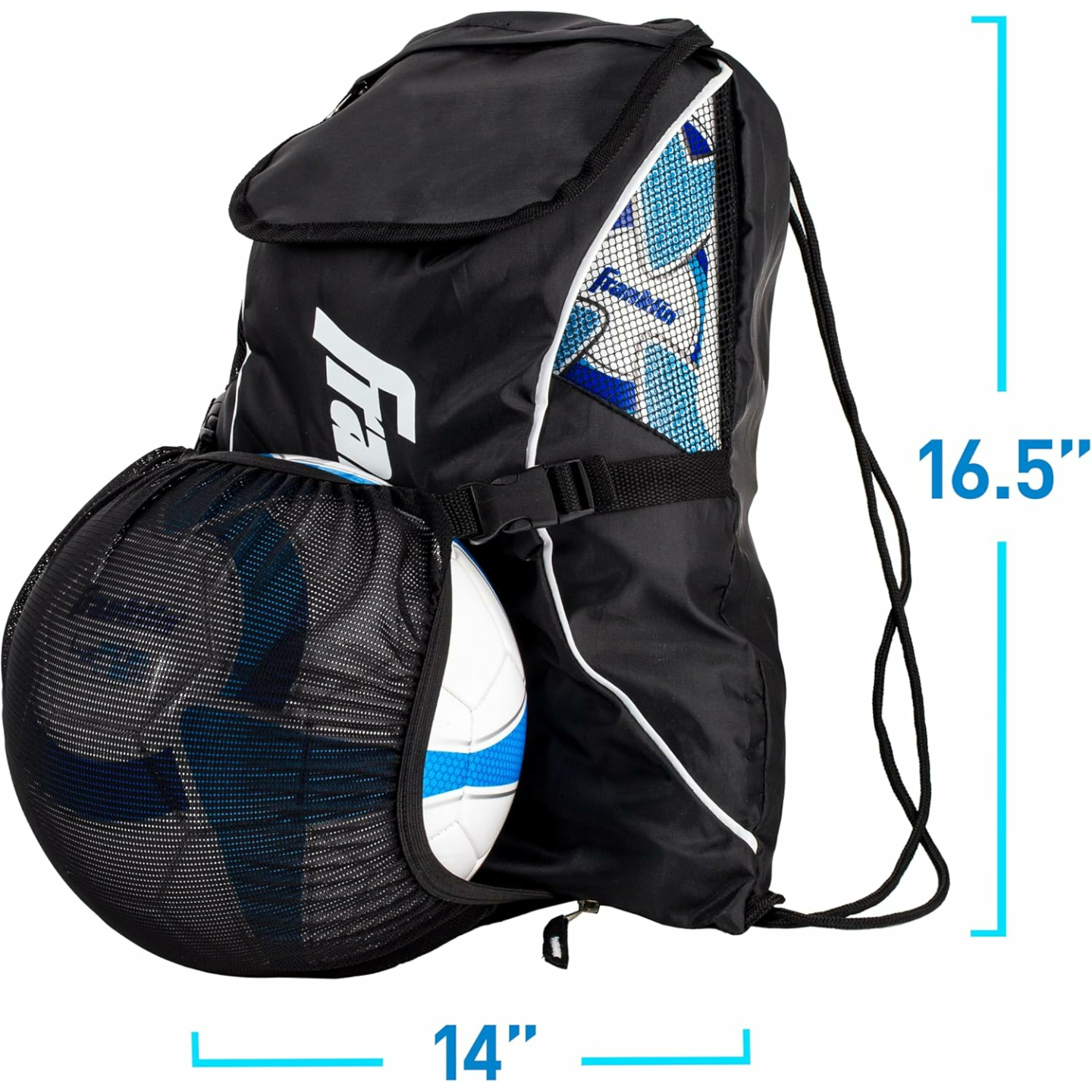 Franklin Sports Deluxe Soccer Backpacks for All Ages