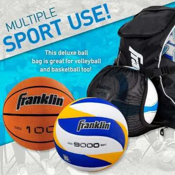 Franklin Sports Deluxe Soccer Backpacks for All Ages